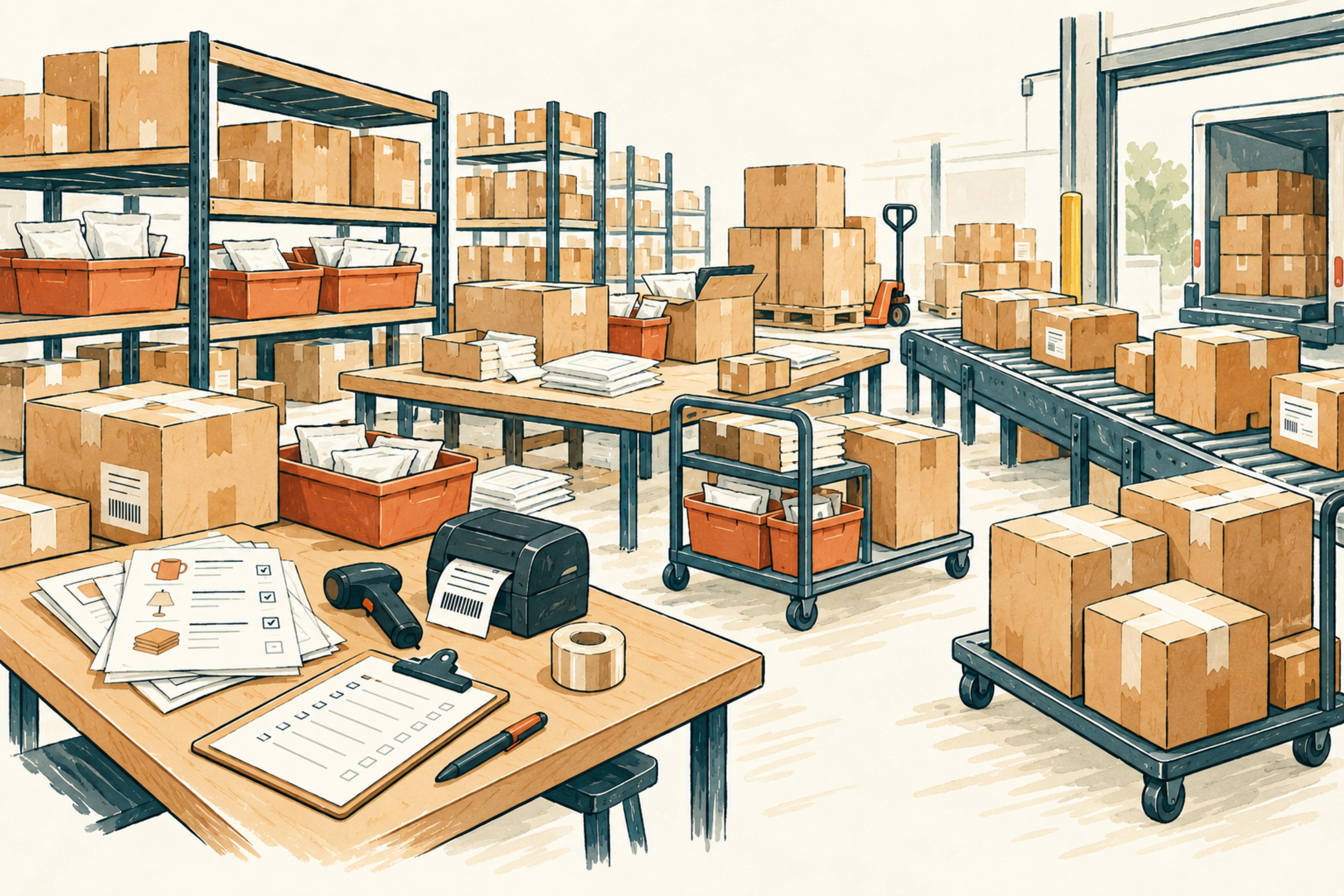 Editorial illustration supporting Sellercloud alternatives research.